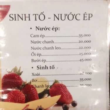 Thực đơn- Busstop Coffee & Cakes - Thành Công