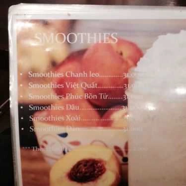 Thực đơn- Busstop Coffee & Cakes - Thành Công