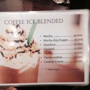 Thực đơn- Busstop Coffee & Cakes - Thành Công