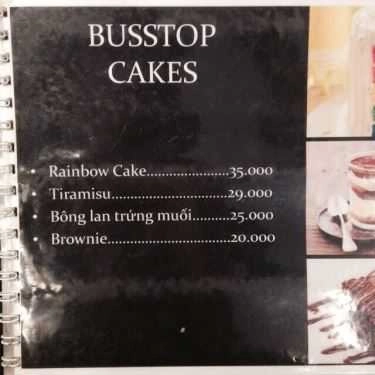 Thực đơn- Busstop Coffee & Cakes - Thành Công