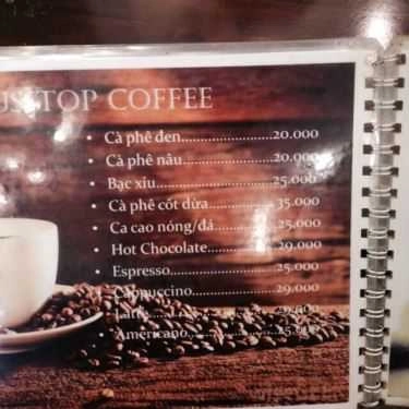 Thực đơn- Busstop Coffee & Cakes - Thành Công