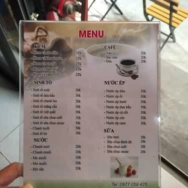 Thực đơn- Mr.Sạch Cafe