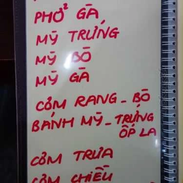 Thực đơn- Mai Linh Cafe - Khách Sạn Mùa Xuân