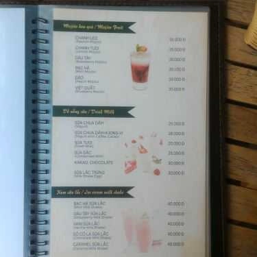 Thực đơn- Ngân Cafe - Quán Thánh