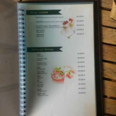 Thực đơn- Ngân Cafe - Quán Thánh