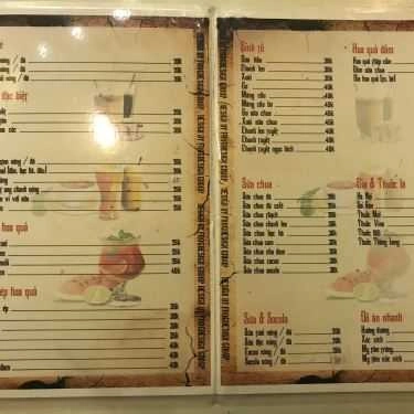 Thực đơn- Nhớ Cafe - Nguyễn Đình Thi
