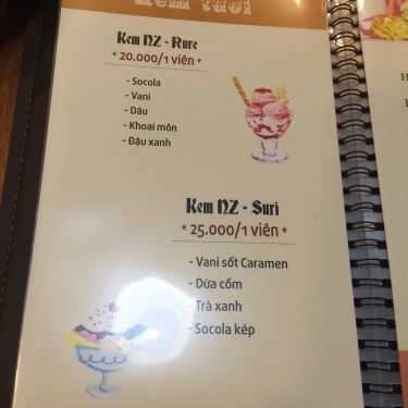 Thực đơn- Cafe Sách Đông Tây - Lê Văn Thiêm