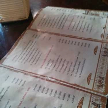 Thực đơn- Cafe Sách - Nhà Sách Tân Việt