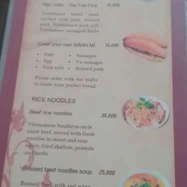 Thực đơn- TH Jubilant Cafe