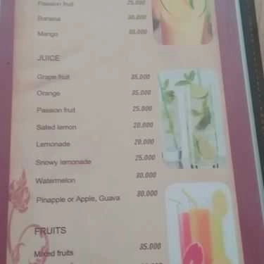 Thực đơn- TH Jubilant Cafe