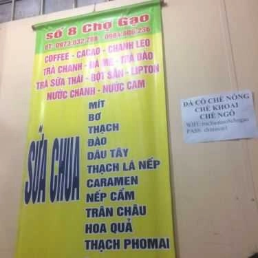 Thực đơn- Ăn vặt Chè Bát & Trà Chanh - Chợ Gạo