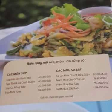 Thực đơn- Nhà Hàng Cánh Buồm Restaurant - Hải Sản Các Món