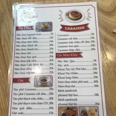 Thực đơn- Caramello - Caramen & Đồ Ăn Vặt - Trần Huy Liệu