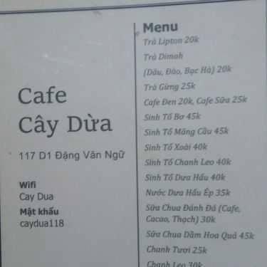 Tổng hợp- Cây Dừa Cafe - Đặng Văn Ngữ
