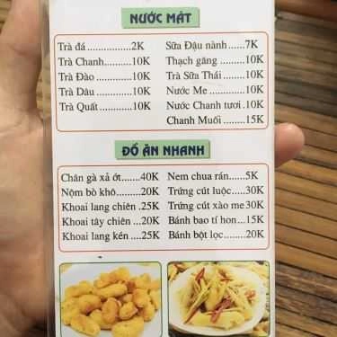 Thực đơn- Cây Khế - Tào Phớ & Đồ Ăn Vặt