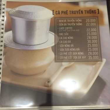Thực đơn- Chạm Coffee