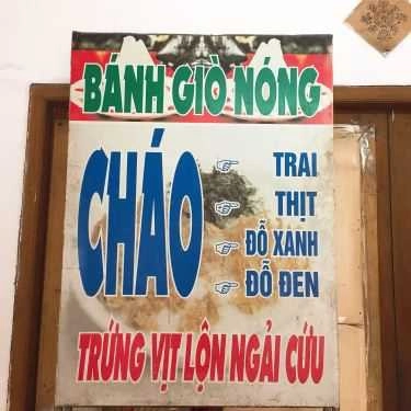 Thực đơn- Cháo & Đồ Ăn Vặt - Pháo Đài Láng
