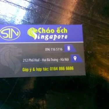 Tổng hợp- Nhà Hàng Cháo Ếch Singapore - 212 Phố Huế