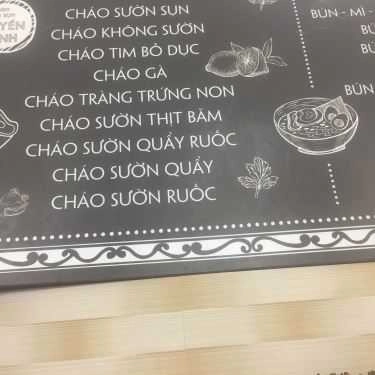 Thực đơn- Ăn vặt Cháo Sườn Sụn Huyền Anh - Hàng Vải