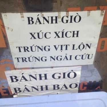 Thực đơn- Chè, Bánh Mì & Ăn Vặt - Nguyễn Trường Tộ