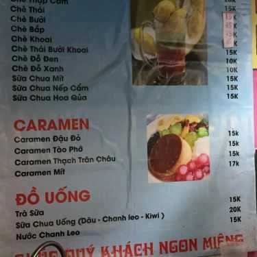 Thực đơn- Ăn vặt Bảo Linh - Chè & Bánh Mì