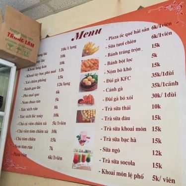 Thực đơn- Ăn vặt Chè Bốn Mùa - Tân Mai