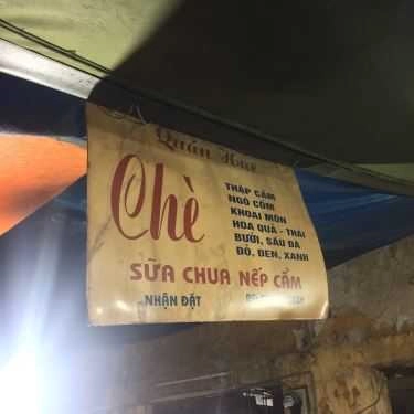 Thực đơn- Ăn vặt Quán Huê - Chè Các Loại & Sữa Chua Nếp Cẩm