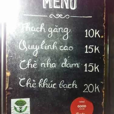 Thực đơn- Ăn vặt Chè Gỗ - Trần Phú