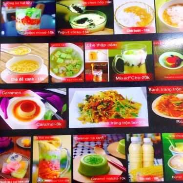 Thực đơn- Ăn vặt Chè Sài Gòn & Bánh Tráng Sốt Me - Trần Quý Cáp