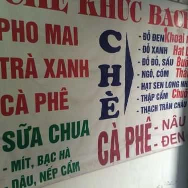 Thực đơn- Ăn vặt Chè Khúc Bạch & Bánh Gối