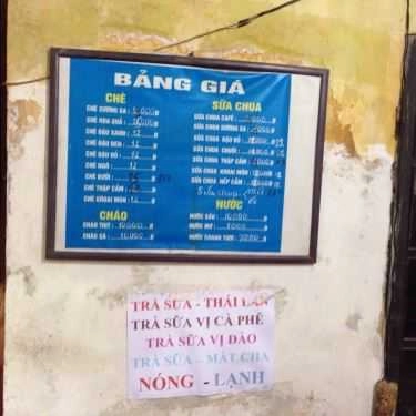 Thực đơn- Ăn vặt Chè Ngọc Tiến - ĐH Hà Nội