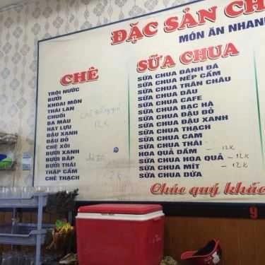 Thực đơn- Ăn vặt Chè Sài Gòn - Chùa Láng