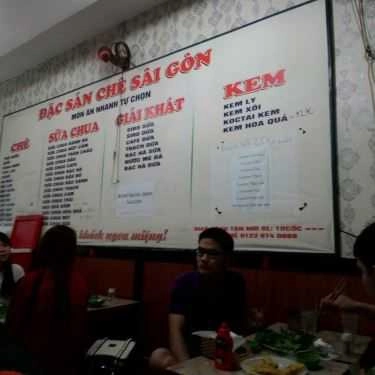 Thực đơn- Ăn vặt Chè Sài Gòn - Chùa Láng