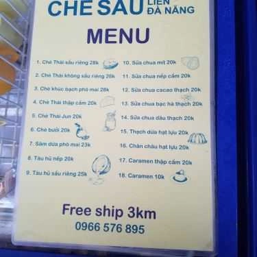Thực đơn- Ăn vặt Chè Sầu Liên Đà Nẵng - Trần Khát Chân