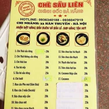 Thực đơn- Ăn vặt Chè Sầu Liên - Hàn Thuyên