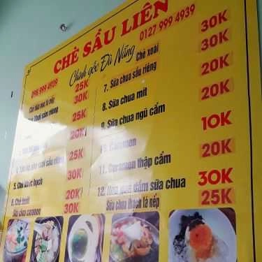 Thực đơn- Ăn vặt Chè Sầu Liên - Xã Đàn