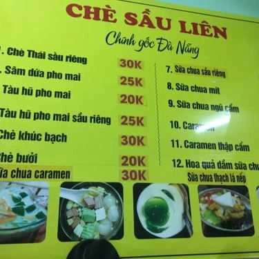 Thực đơn- Ăn vặt Chè Sầu Liên - Xã Đàn