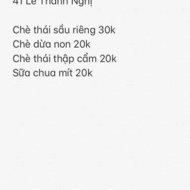 Tổng hợp- Ăn vặt An Khang - Chè Sầu Riêng