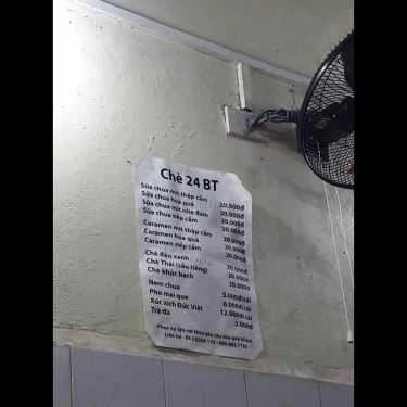 Thực đơn- Cafe Chè Sữa Chua Mít - Bà Triệu