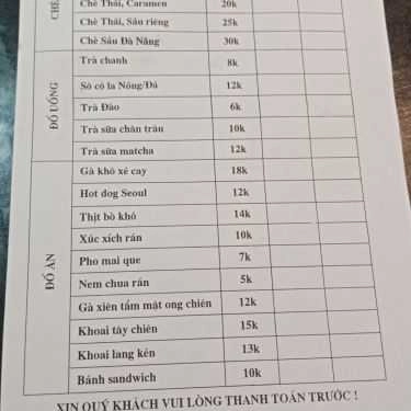 Tổng hợp- Ăn vặt Chè Thạch Anh