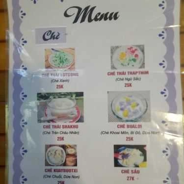 Thực đơn- Chè Thái & Ăn Vặt - Hai Bà Trưng