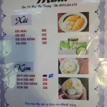 Thực đơn- Chè Thái & Ăn Vặt - Hai Bà Trưng