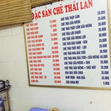 Thực đơn- Ăn vặt Chè Thái, Kem Xôi - Ngọc Hà