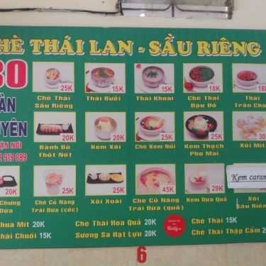 Thực đơn- Ăn vặt Chè Thái Lan - Hàn Thuyên