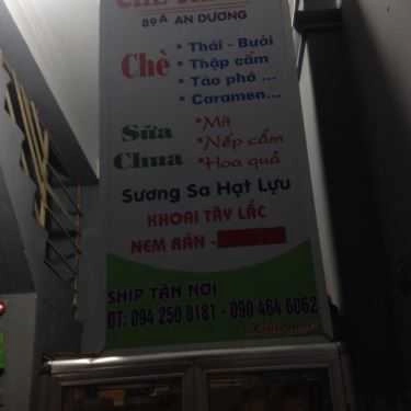 Thực đơn- Ăn vặt Chè Thắng