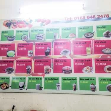 Thực đơn- Cafe Chè Thập Cẩm 117 - Đội Cấn