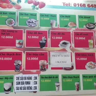 Thực đơn- Cafe Chè Thập Cẩm 117 - Đội Cấn