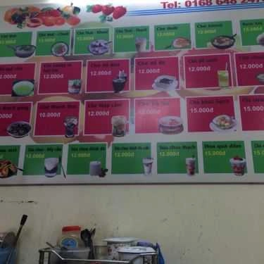 Thực đơn- Cafe Chè Thập Cẩm 117 - Đội Cấn