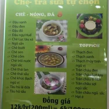 Thực đơn- Ăn vặt Happy Day - Chè & Trà Sữa Tự Chọn