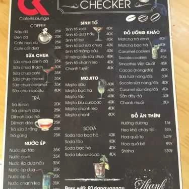 Tổng hợp- Checker - Tea & Coffee